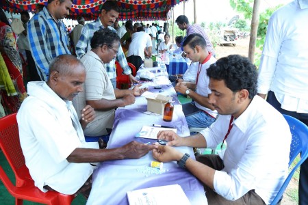 Health camp setup